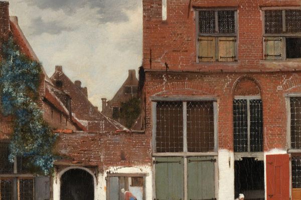 Détail de la ruelle de Vermeer (Rijksmuseum, Amsterdam)