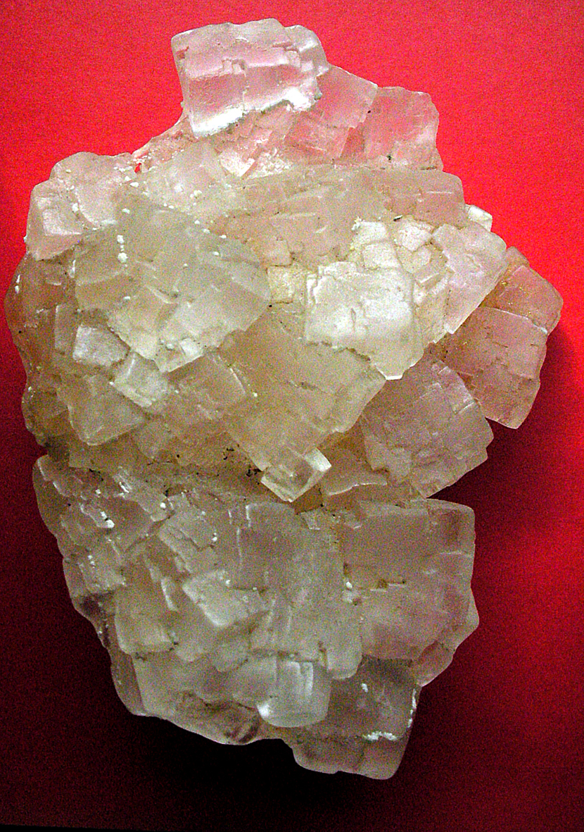 Cristaux de halite ou sel gemme, Pologne