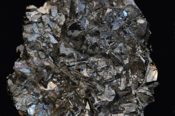cristaux de sphalerite noire, riche en fer